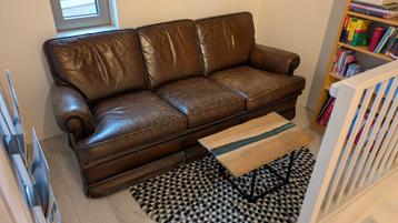 Klassieke leren bank