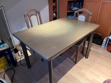 Eethoek met 4 stoelen