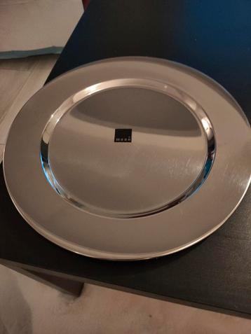 Gratis nieuwe zilver metalen onderborden.