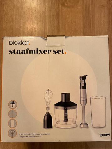 GRATIS OPHALEN | staafmixer set van Blokker