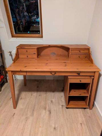 Bureau met kastje - 130cm breed
