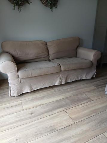 2x 2,5 zits bankstel. Kleur: Taupe.