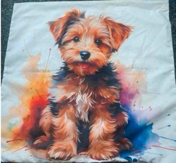 Kussenhoes met Hondenprint