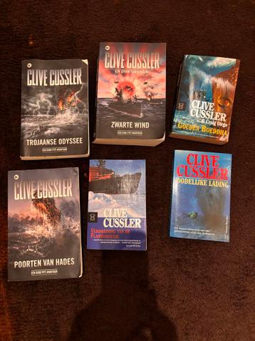 Clive Cussler Boeken Collectie - 6 Stuks