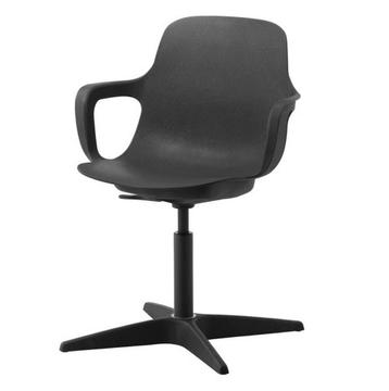 Bureaustoel met klein bureau (zwart)