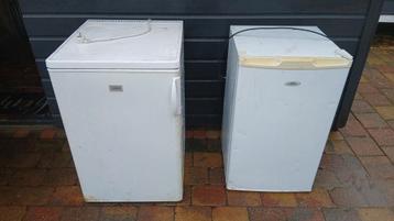 Gratis oud ijzer diepvries en koelkast