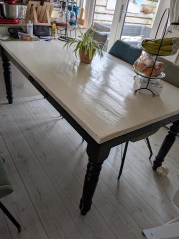 Massief houten grenen eettafel 180x100cm MOET DEZE WEEK WEG!