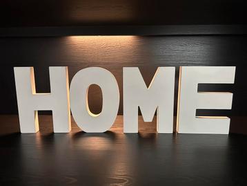 Home letters decoratie