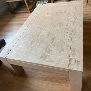 Mooie houten salontafel zsm weg