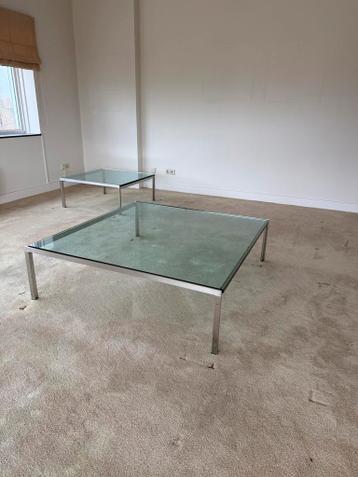 2 Glazen Salon Tafels - Gratis Af te Halen!