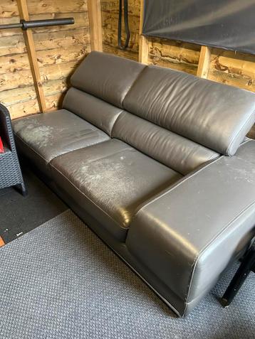 Gratis leren hoekbank - af te halen