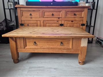 Mexicaanse Dressoir + Salontafel Set - Gratis Afhalen!