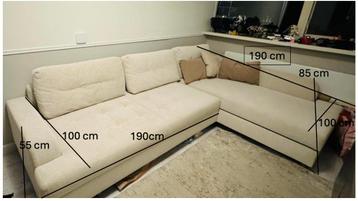 Lazzoni brand L shaped Sofa