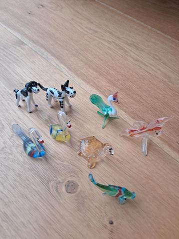 Gratis glazen beeldjes van dieren