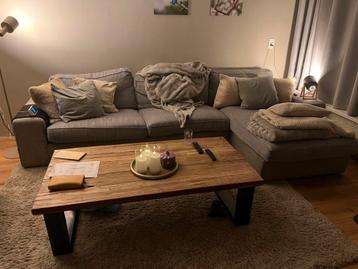 Grote hoekbank grijs (afhalen vanaf vrijdag)