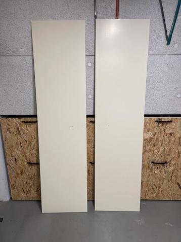 2 IKEA Pax kastdeuren 100x201 cm - Gladde deuren