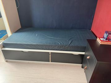 90x200 bed met lades