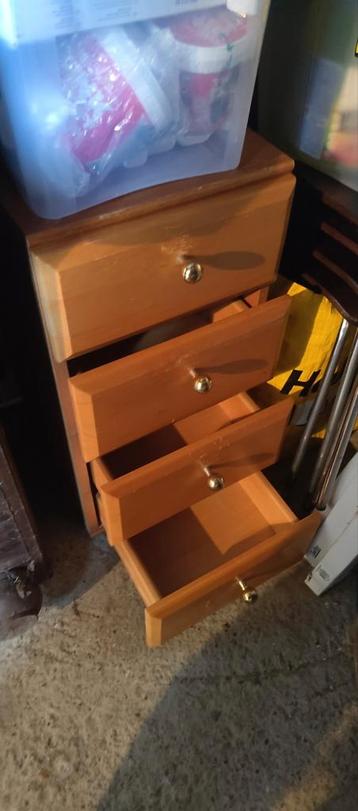 Ladekastje uit een oude kast opbouw.