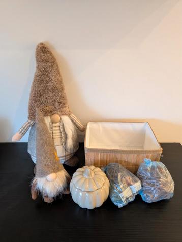 Gratis Herfst decoratie + Rieten Mandje