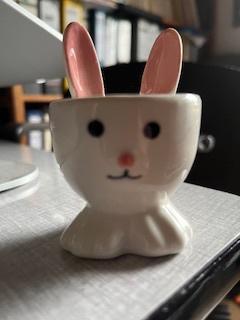 Gratis konijn-eierdopje