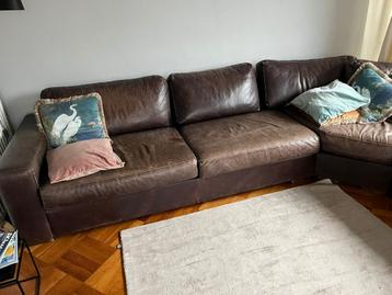 Leren hoekbank