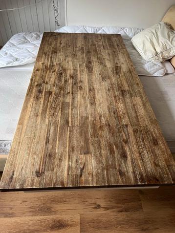 Houten Eettafel met 6 Stoelen gratis af te halen