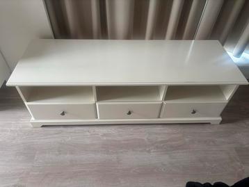 Witte TV meubel met opbergruimte