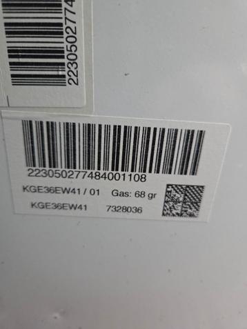 koelkast-vriescombinatie Bosch-Exclusive 1.80 bij 60, wit