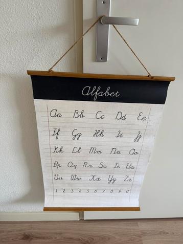 Poster alfabet kinderkamer