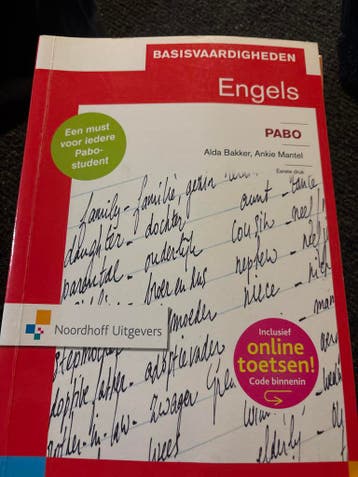 Studieboek Basisvaardigheden Engels PABO