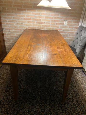 Teak Eettafel 160x85 met 2 Laden