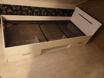 Zgan bed met 2 lades