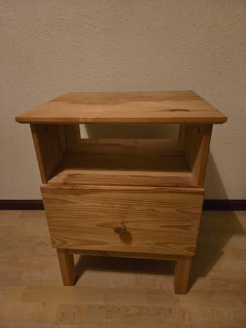 Ikea Nachtkastje met Lade - Hout