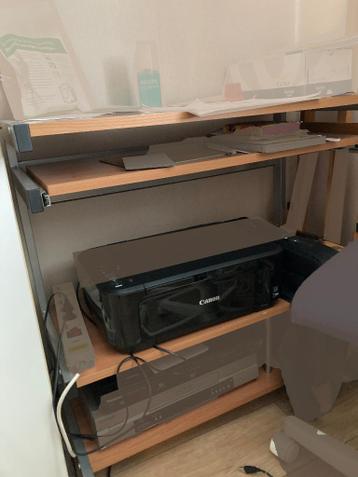 computermeubel computertafel met uittrekplank