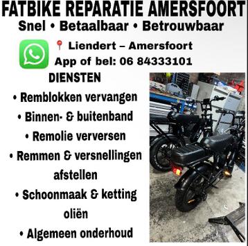 Fatbike Reparatie Amersfoort – Remmen, Banden & Onderhoud