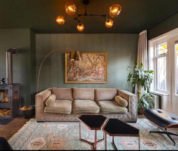 GRATIS Royale bank velvet met losse kussens 260cm