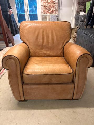 Lederen fauteuil GRATIS OP TE HALEN