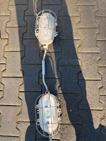 Vintage Gietijzeren Lampen - Gratis Afhalen