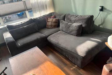 Moet snel weg! Grijs Stoffen Hoekbank