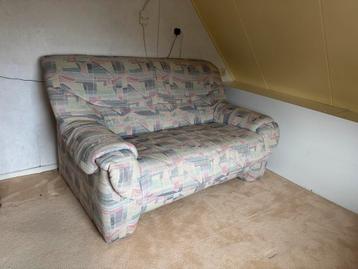 Gratis 2-zitsbank - Stof, zit nog prima!