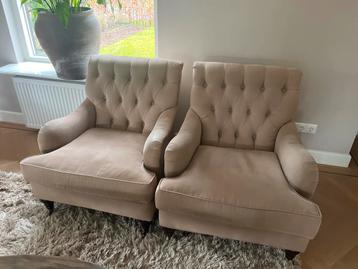 Fauteuil, landelijke stoel, gecapitonneerd