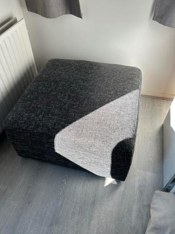 Grijs/zwart hocker