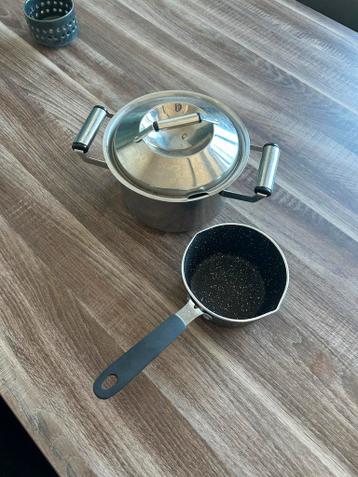 Pannenset - Kookpan en steelpan