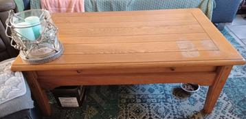 Rechthoekige Eikenhouten Salontafel