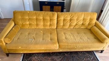 Gele Homestock 3-zits bank