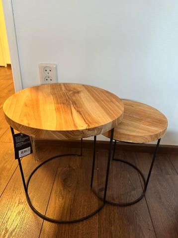 Nest of wooden tables(Blokker) giving away due to relocation