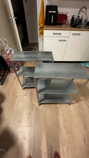 Metalen Stellingkasten - Set van Twee