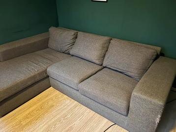 L zit bank (grijs/bruin)