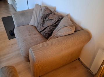 GRATIS 2-zits ribcord bank beige