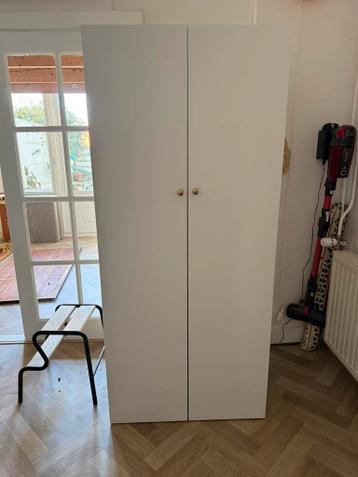 Gratis witte kledingkast – 79 x 180 x 57 cm